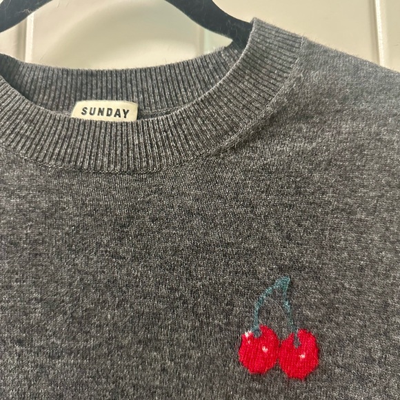 Sunday Best Wool Blend 🍒 Sweater - Picture 2 of 5